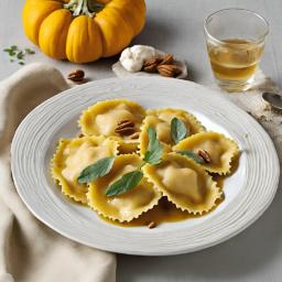 Butternut squash raviolis